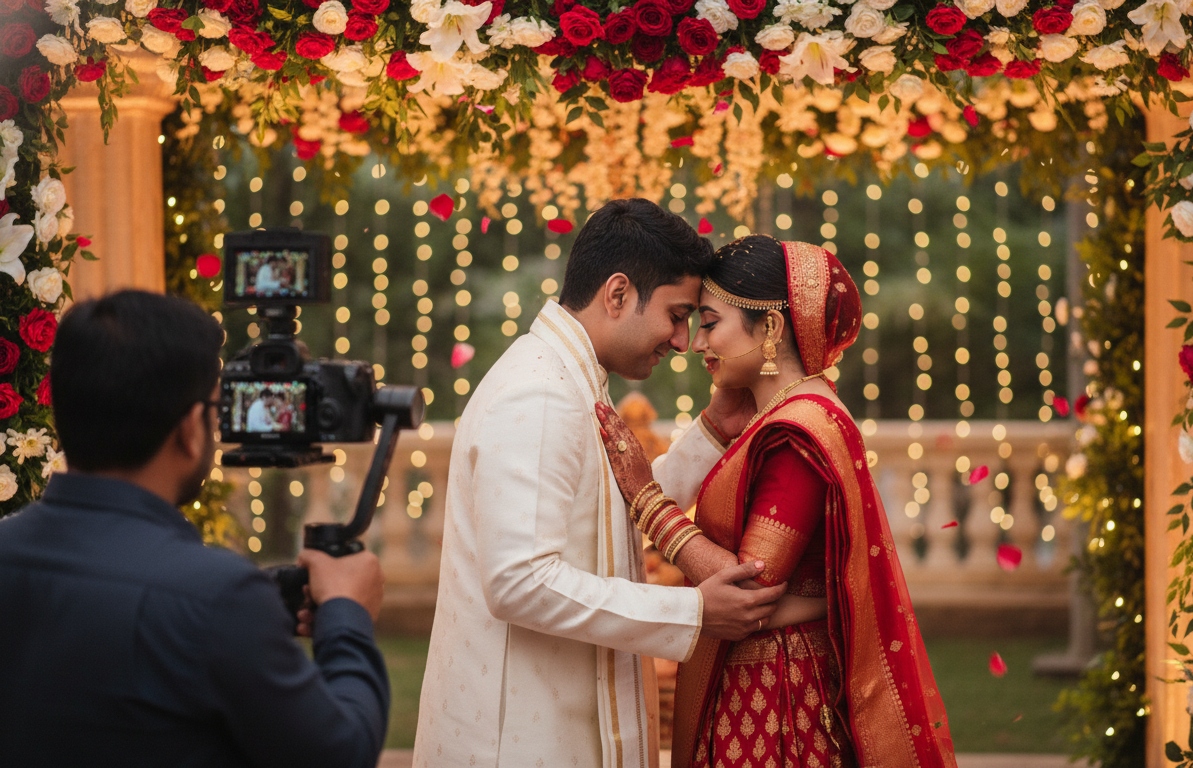 cinematic wedding videography kolkata couple slow motion
